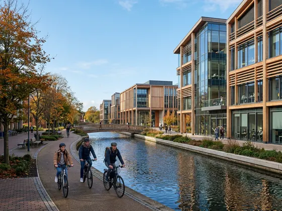 University campus representing study in Sweden