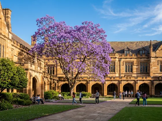 University campus representing study in Australia