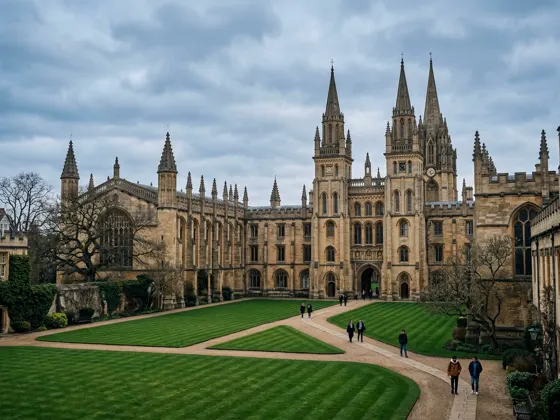 University campus representing study in UK